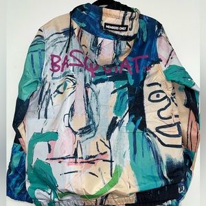 NWT JEAN-Michel Basquiat + Members Only Abstract Zip Jacket Sz M MQ090201-MLT